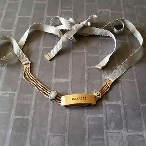 "Namaste" Keep Charm Necklace